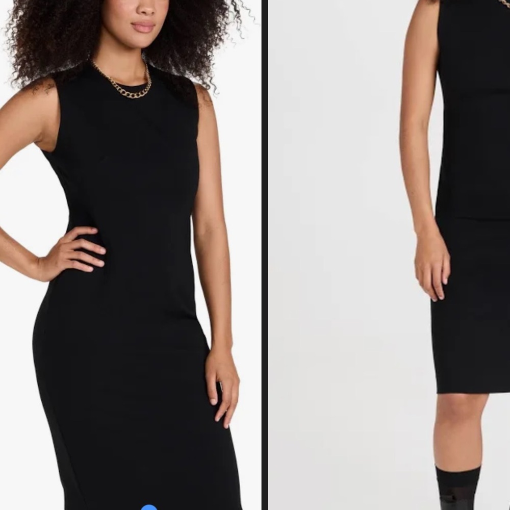 Elegant Black Sleeveless Dress